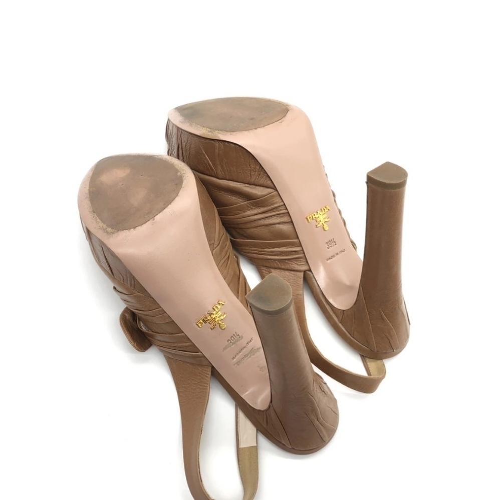 Prada Nude Authentic Perfect Sandals - image 4